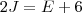 2J = E+6 2J = E+6