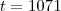 t=1071 t=1071