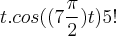 t.cos\(((7\frac{\pi}{2})t)5!