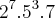 {2}^{7}.{5}^{3}.7