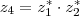 z_4 = z_1^*\cdot z_2^*