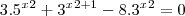 3.{5}^{x}^{2}+{3}^{x}^{2+1}-8.{3}^{x}^{2}=0