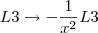 L3\rightarrow-\frac{1}{{x}^{2}}L3