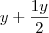 y + \frac{1y}{2}