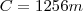 C=1256m C=1256m