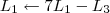 L_1 \leftarrow 7L_1 - L_3