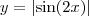 y = \left |  \sin(2x) \right |