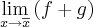 \lim_{x\rightarrow \overline{x}}\,(f+g) \lim_{x\rightarrow \overline{x}}\,(f+g)