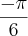 \frac{-\pi}{6}