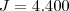 J=4.400
