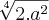 \sqrt[4]{2.{a}^{2}}