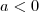 a<0 a<0