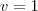 v = 1 v = 1