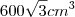 600\sqrt{3}cm^3