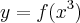y=f({x}^{3}) y=f({x}^{3})