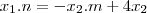 x_1.n=-x_2.m+4x_2