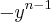 -{y}^{n-1}