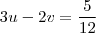3u-2v=\frac{5}{12}