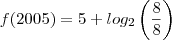 f(2005)=5+log_2\left( \frac{8}{8} \right)