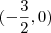 (-\frac32, 0)