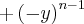 +\left({-y}\right)^{n-1} \right)