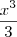 \frac{x^{3}}{3} \frac{x^{3}}{3}