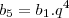 b_5=b_1.q^4