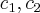 {c}_{1},{c}_{2}
