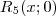 R_5(x;0)