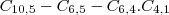 C_{10,5}-C_{6,5}-C_{6,4}.C_{4,1}
