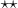 \star \star \star \star