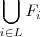 \bigcup_{i\in L} F_i