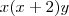 x(x+2)y x(x+2)y
