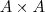 A \times A A \times A