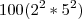 100 (2^2 * 5^2)