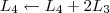 L_4 \leftarrow L_4 + 2L_3 L_4 \leftarrow L_4 + 2L_3