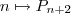 n \mapsto P_{n+2} n \mapsto P_{n+2}