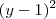 (y-1)^2