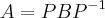 A=PBP^{-1} A=PBP^{-1}