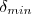 \delta_{min}