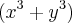 (x{}^{3} + y{}^{3}) (x{}^{3} + y{}^{3})