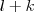 l+k