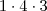 1 \cdot 4 \cdot 3 1 \cdot 4 \cdot 3