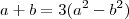 a+b=3(a^2-b^2)