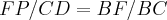 FP/CD=BF/BC FP/CD=BF/BC