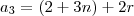 a_3=(2+3n)+2r a_3=(2+3n)+2r