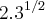 2.{3}^{1/2} 2.{3}^{1/2}