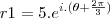 r1&=&5.e^{i.(\theta+\frac{2\pi}{3})}