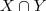 X\cap Y