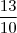 \frac{13}{10} \frac{13}{10}